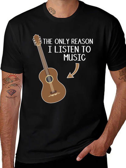 Music Reason Guitar T-Shirt - Musician Humor Tee