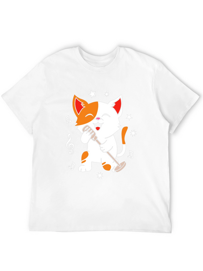 Singing Cat T-Shirt - Music Lover Tee