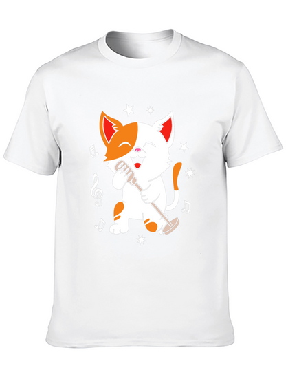 Singing Cat T-Shirt - Music Lover Tee