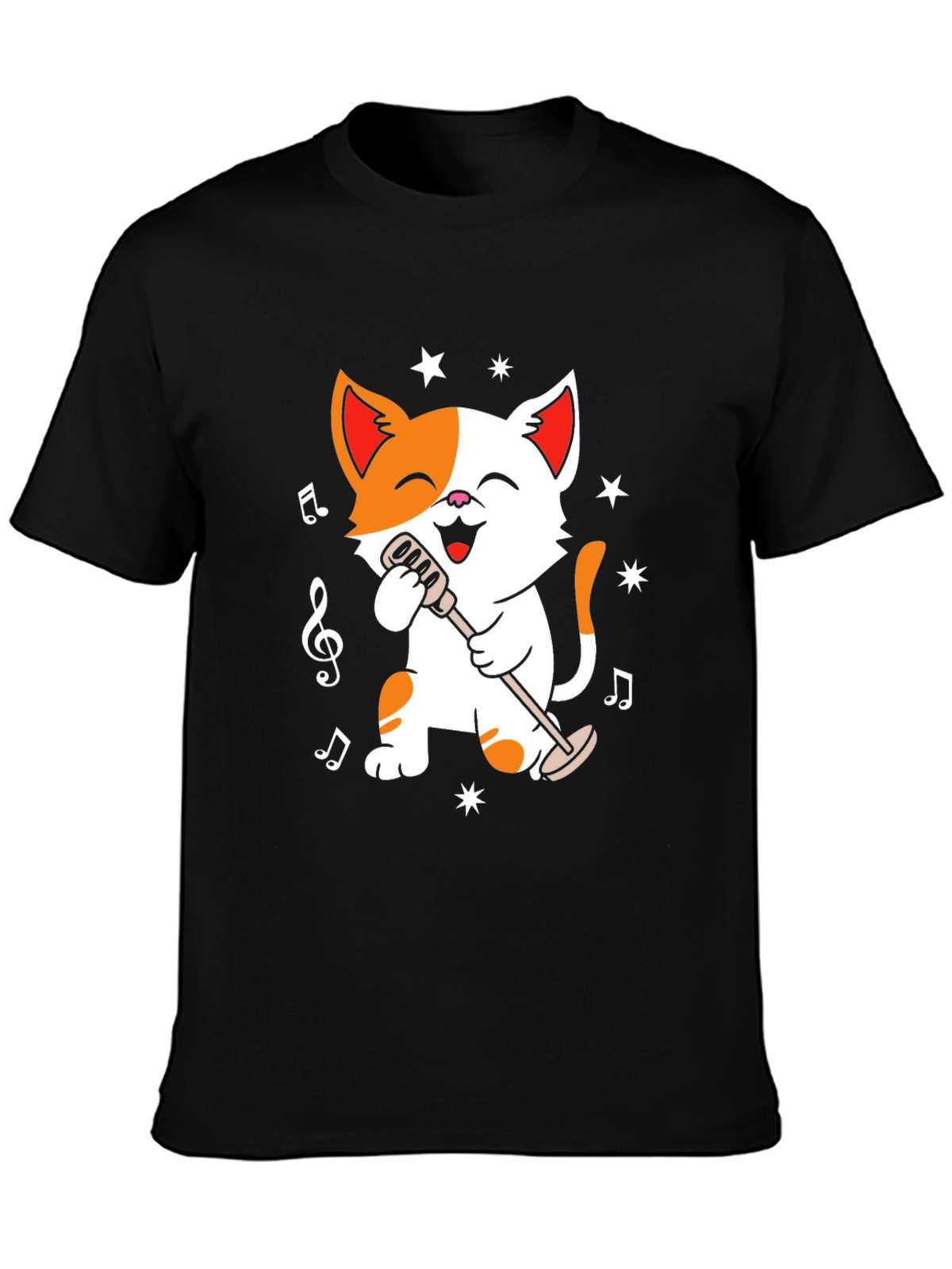 Singing Cat T-Shirt - Music Lover Tee