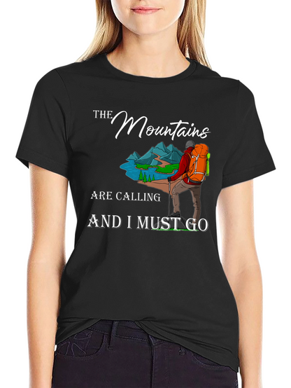 Mountain Calling Graphic Tee - Adventure Awaits!