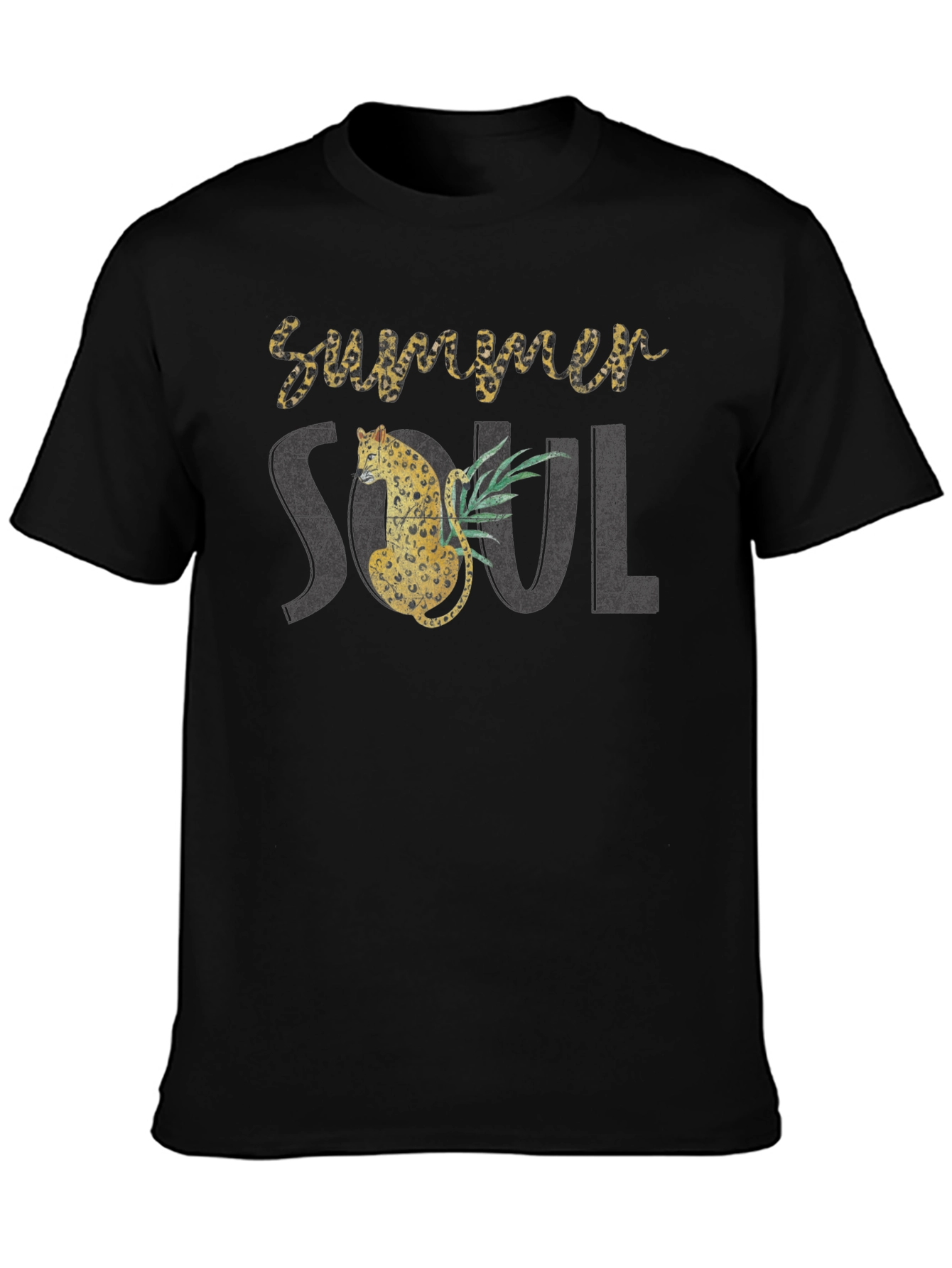 Summer Soul Leopard Graphic Tee