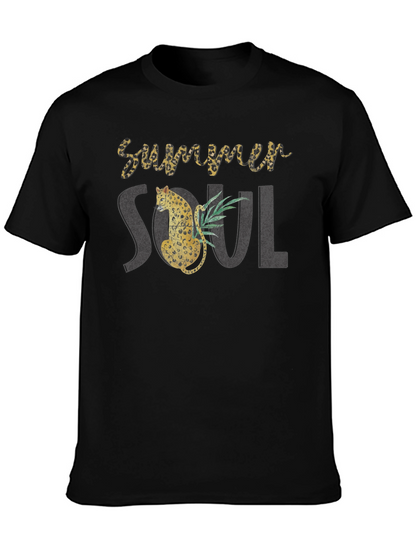 Summer Soul Leopard Graphic Tee