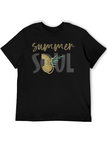 Summer Soul Leopard Graphic Tee