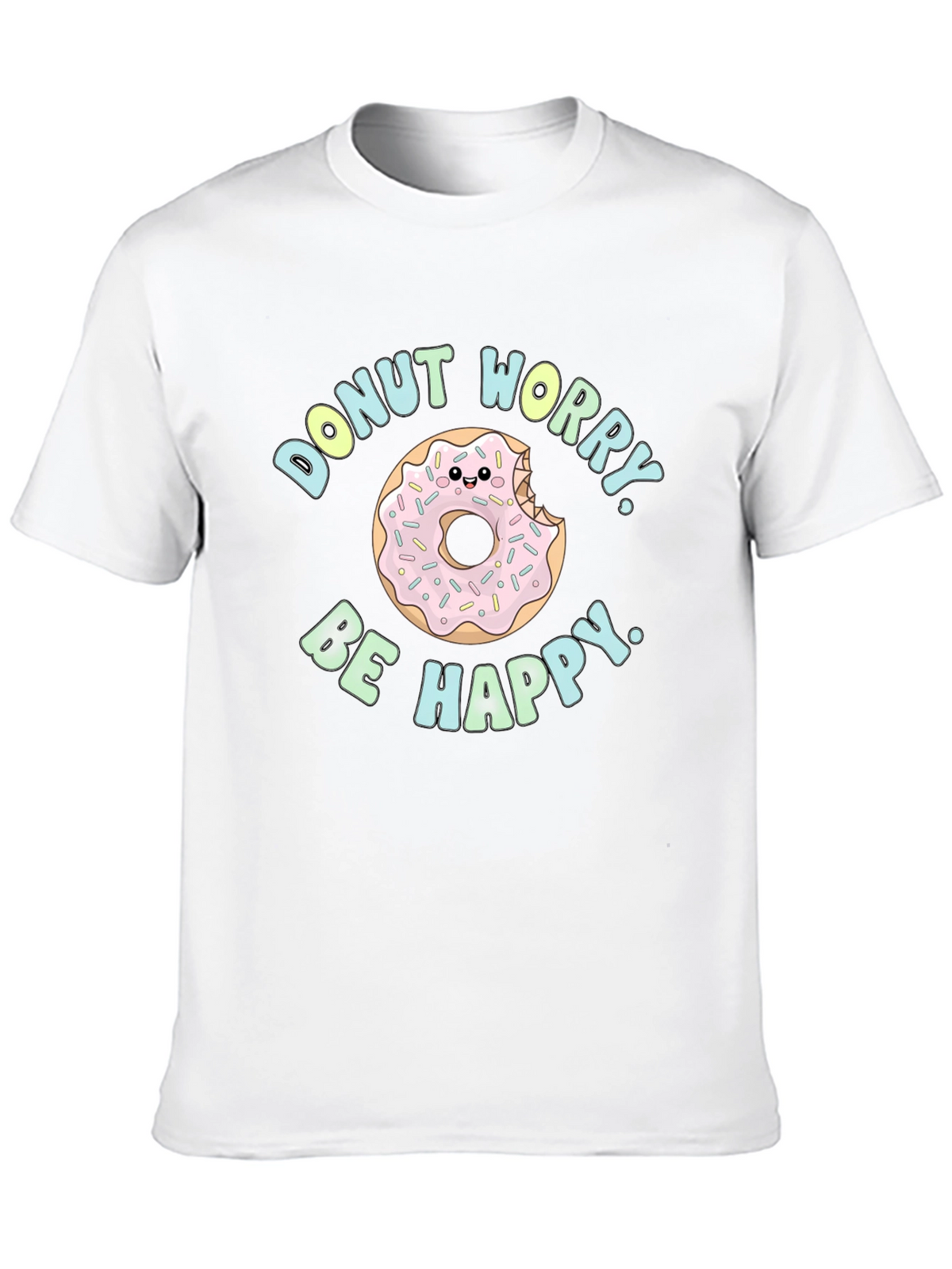 Donut Worry Be Happy Graphic Tee