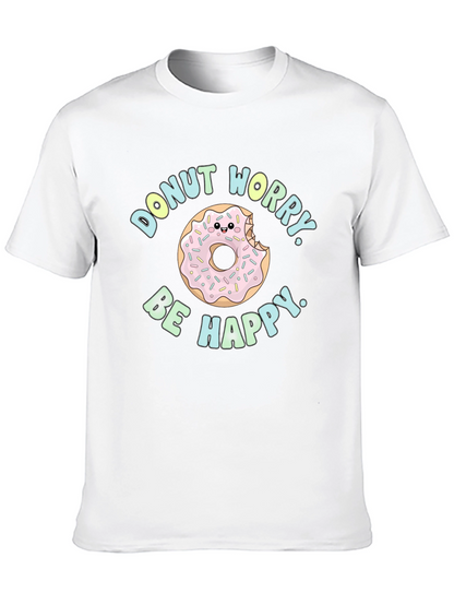 Donut Worry Be Happy Graphic Tee