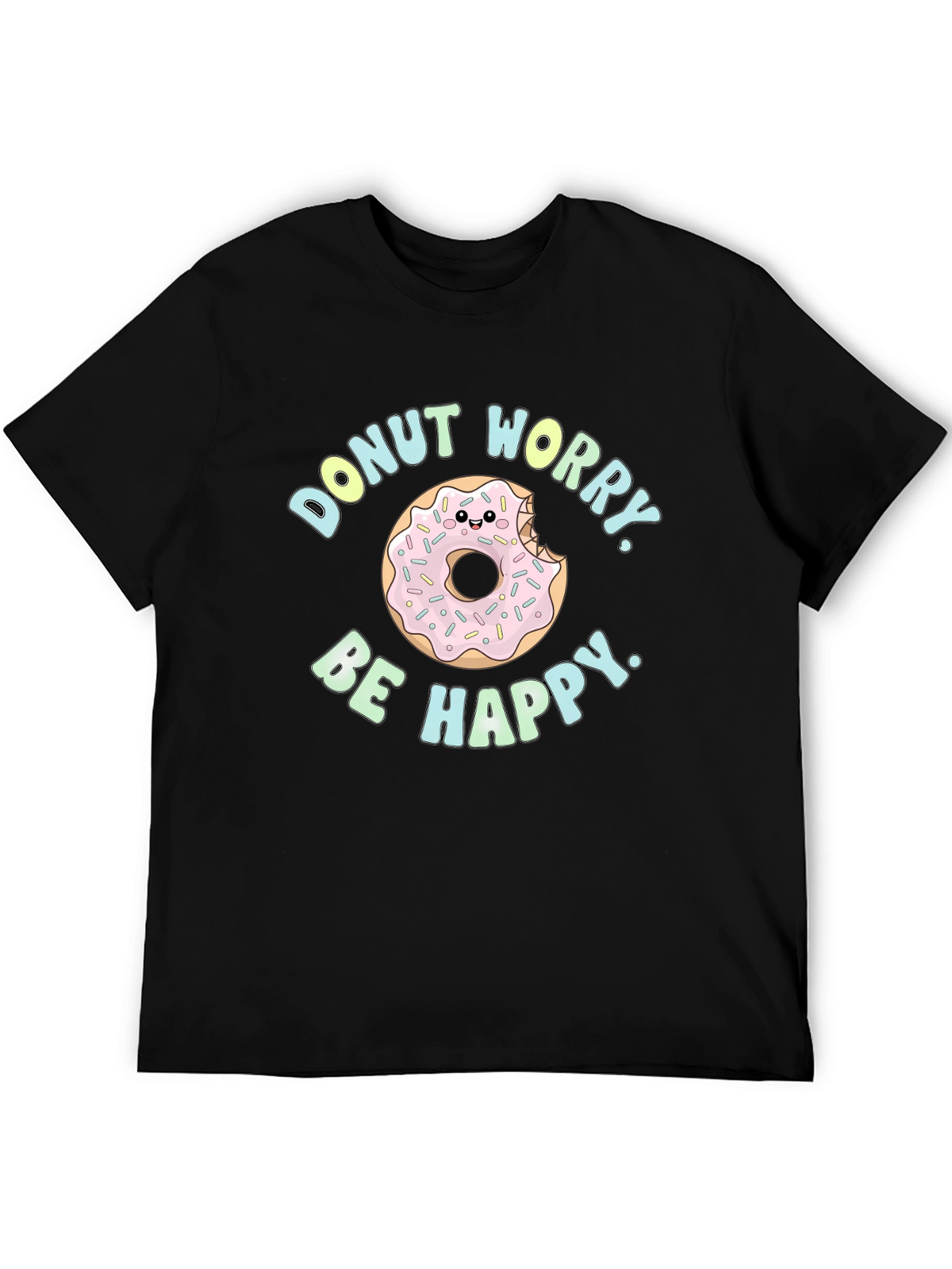 Donut Worry Be Happy Graphic Tee