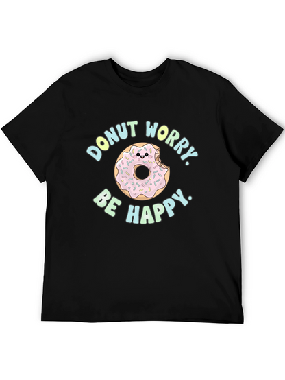 Donut Worry Be Happy Graphic Tee