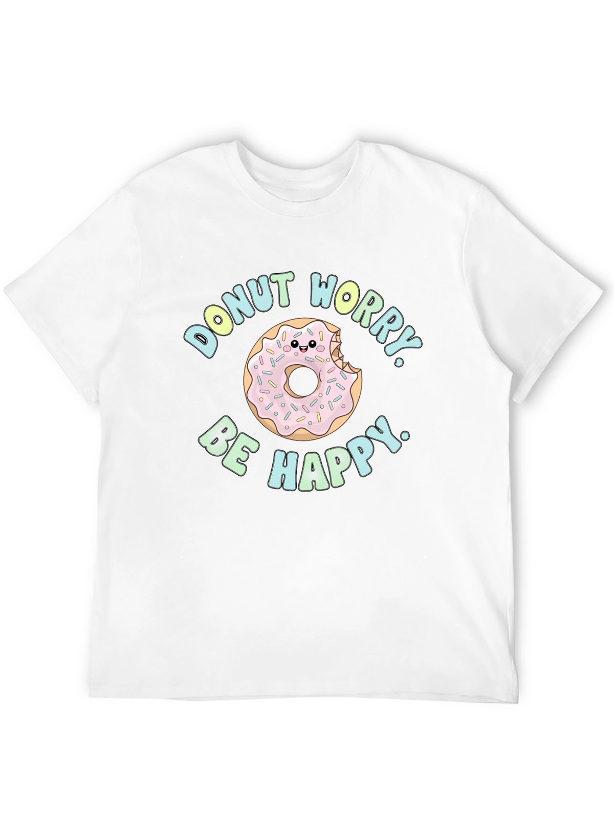 Donut Worry Be Happy Graphic Tee
