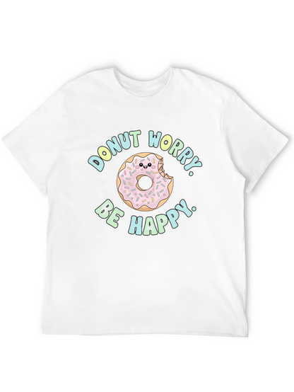 Donut Worry Be Happy Graphic Tee