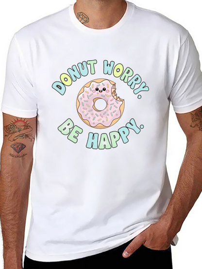 Donut Worry Be Happy Graphic Tee