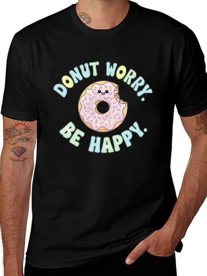 Donut Worry Be Happy Graphic Tee