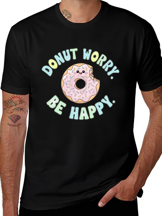 Donut Worry Be Happy Graphic Tee