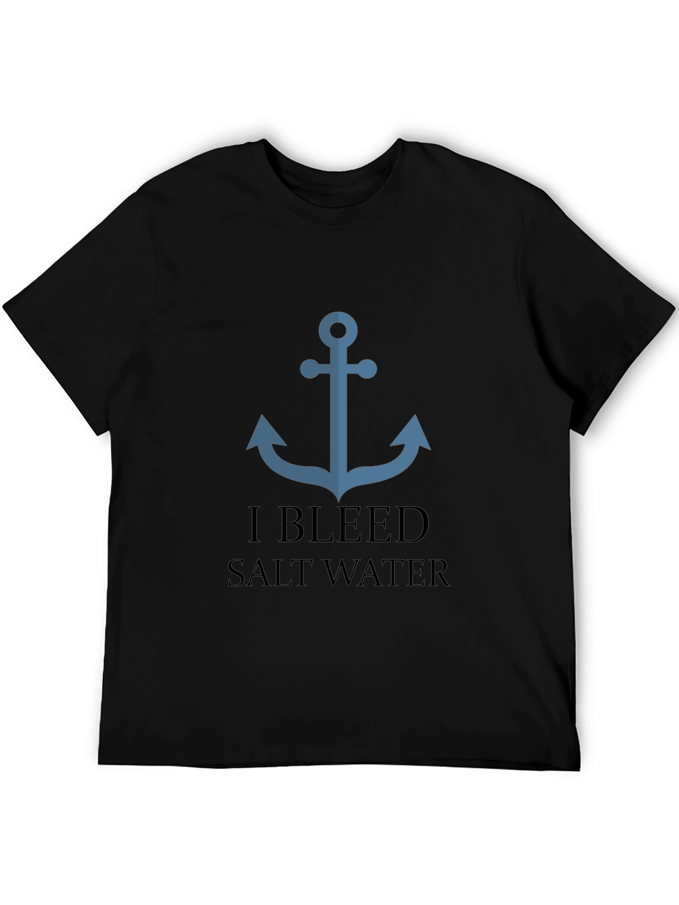Nautical Anchor I Bleed Salt Water Graphic Tee