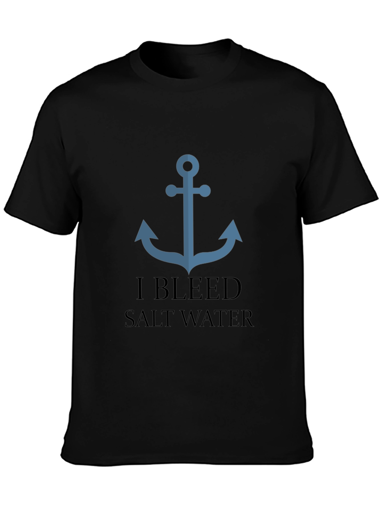Nautical Anchor I Bleed Salt Water Graphic Tee