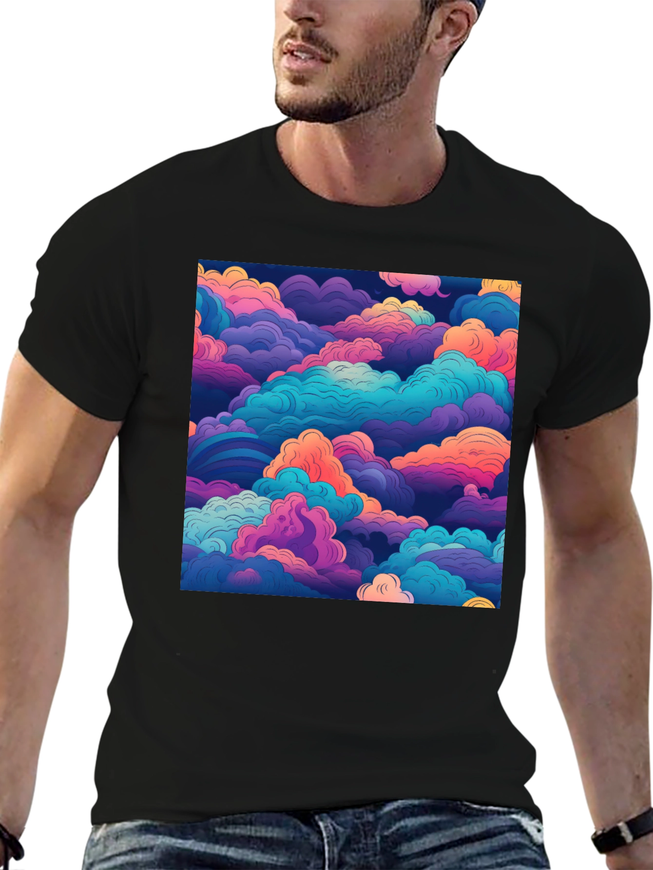 Cloudscape T-Shirt - Soft Cotton Graphic Tee