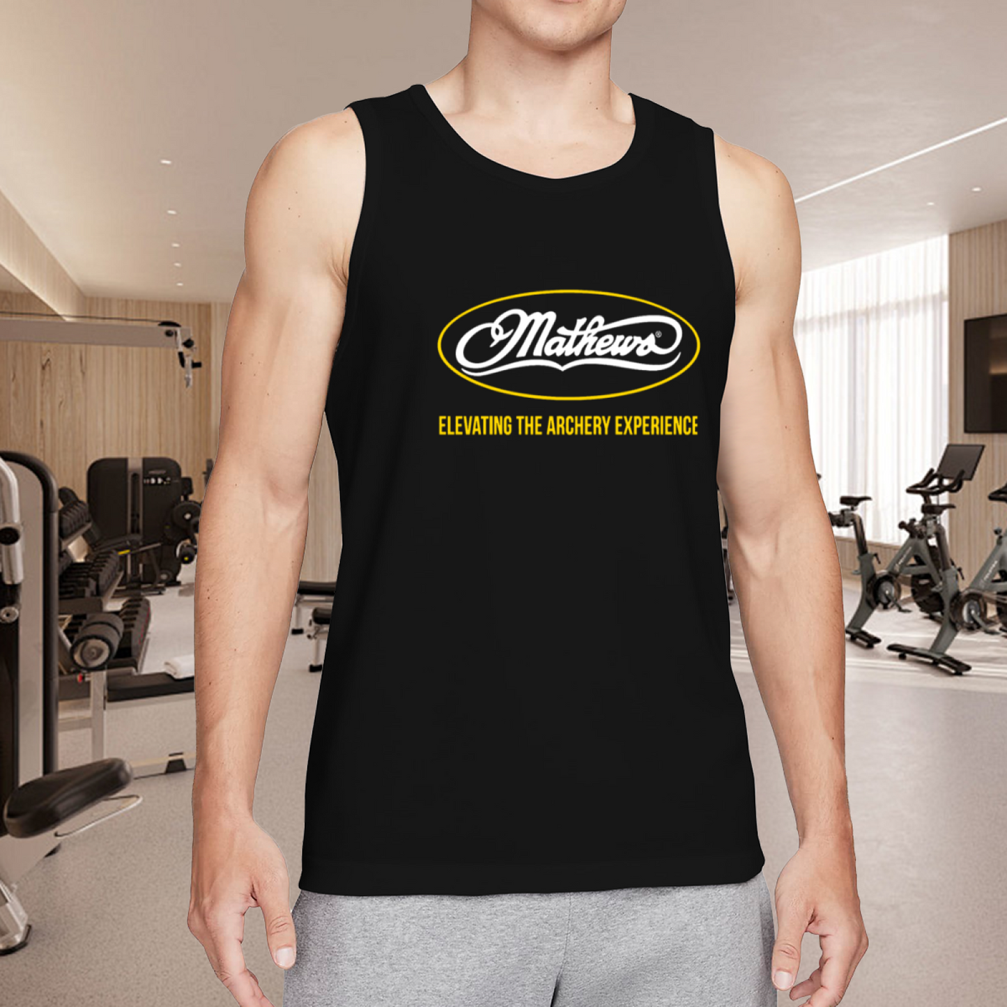 Mathews Archery Brand Logo Hunting Men Tank Top
