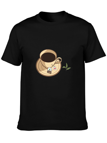 Tea Time Black T-Shirt