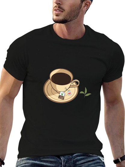 Tea Time Black T-Shirt