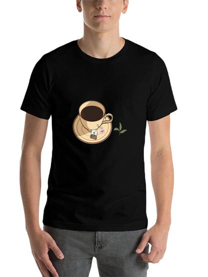 Tea Time Black T-Shirt