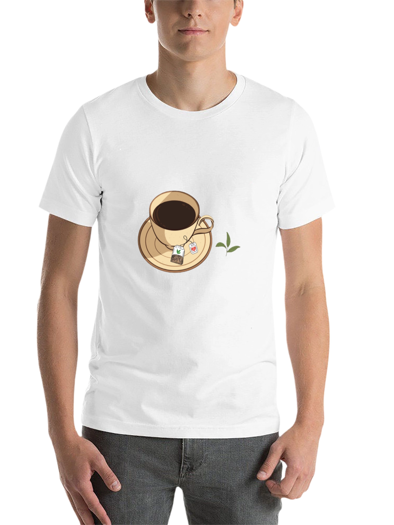 Tea Time Black T-Shirt