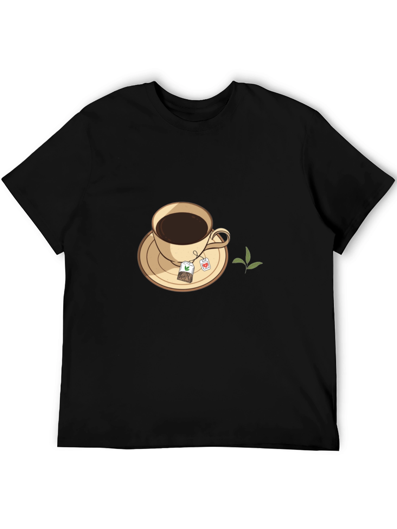 Tea Time Black T-Shirt