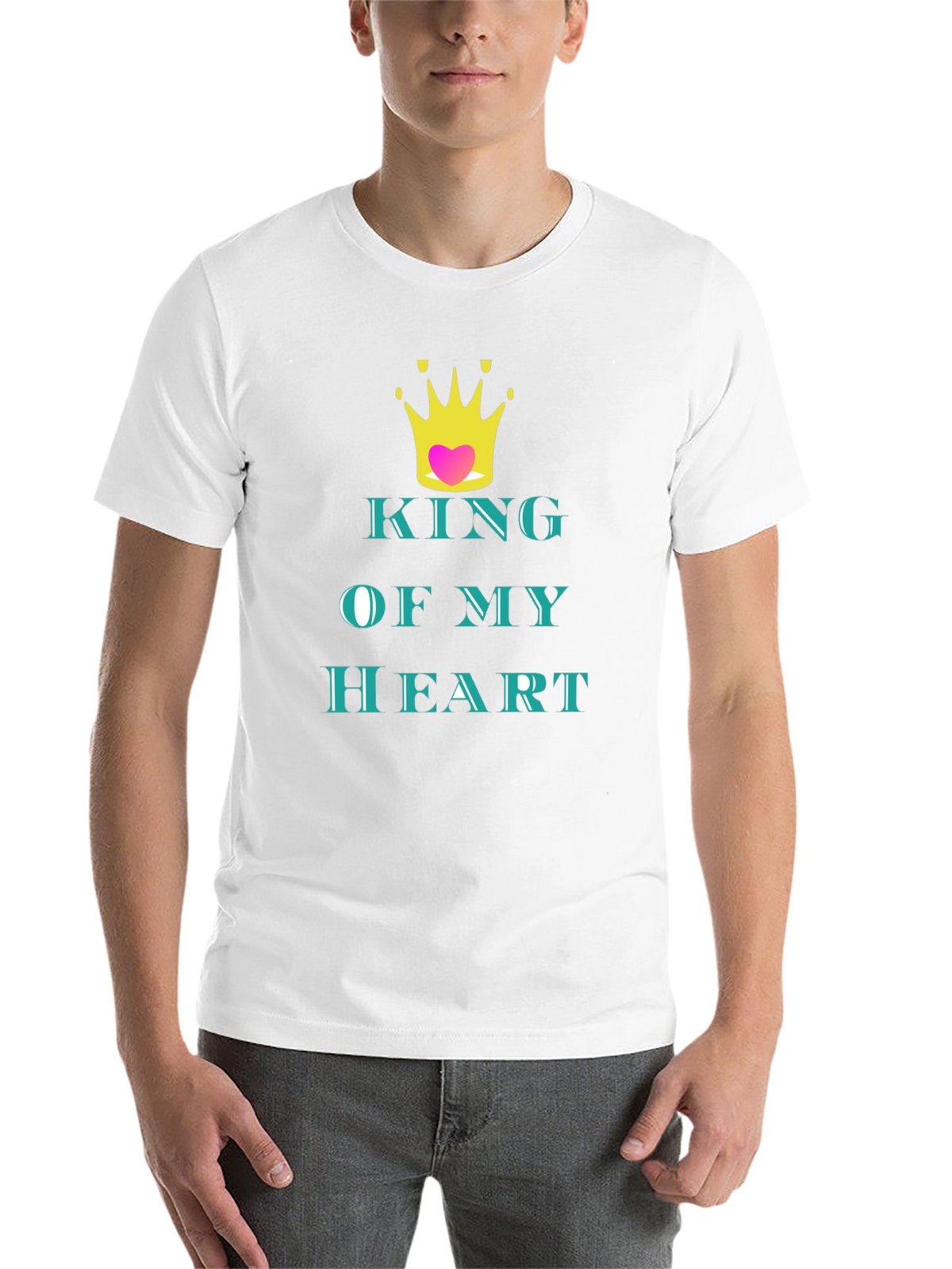 King of My Heart Graphic Tee - Black
