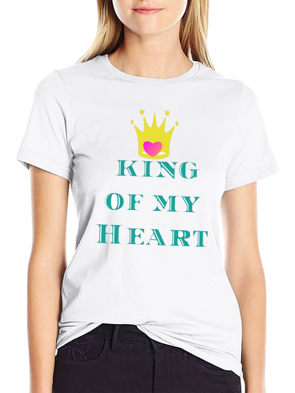 King of My Heart Graphic Tee - Black