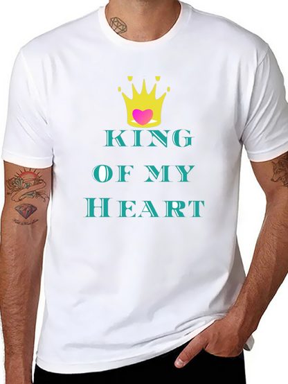 King of My Heart Graphic Tee - Black