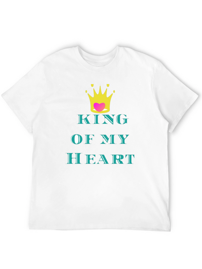 King of My Heart Graphic Tee - Black