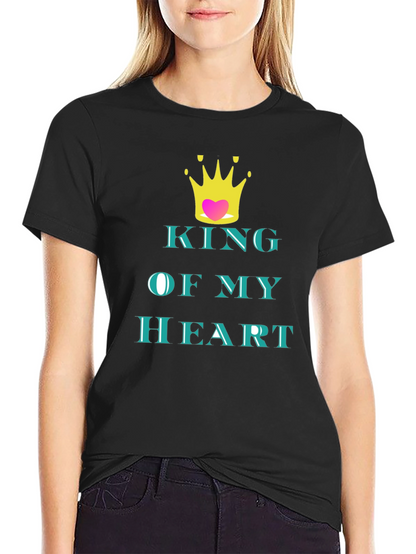 King of My Heart Graphic Tee - Black