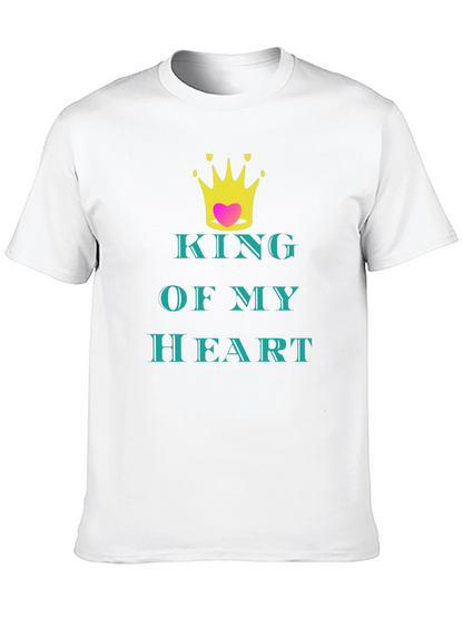 King of My Heart Graphic Tee - Black