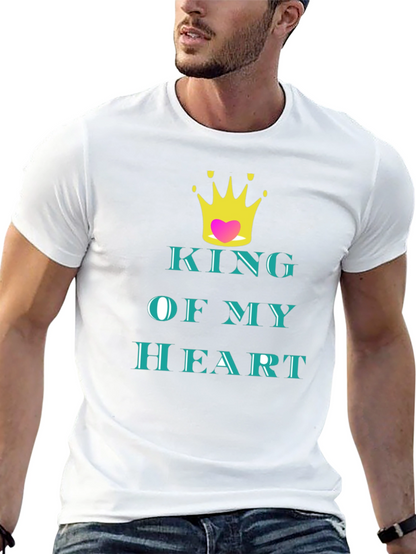 King of My Heart Graphic Tee - Black