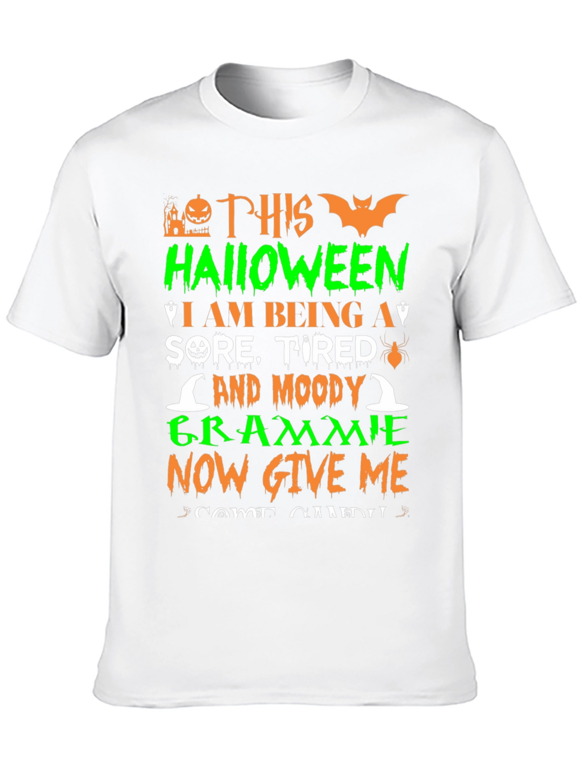 Halloween Grammie T-Shirt - Sore Tired and Moody
