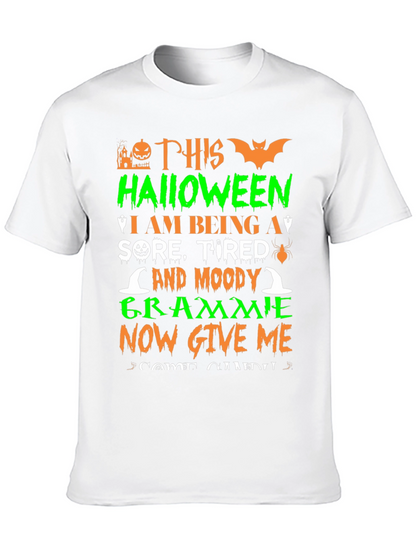 Halloween Grammie T-Shirt - Sore Tired and Moody