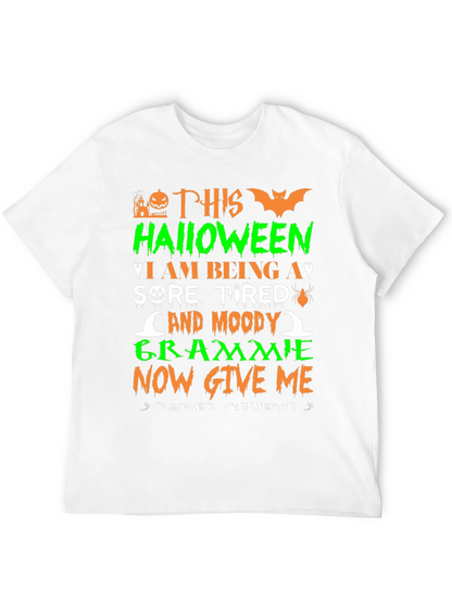 Halloween Grammie T-Shirt - Sore Tired and Moody