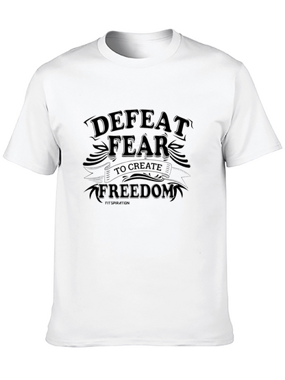 Defeat Fear Freedom Graphic Tee