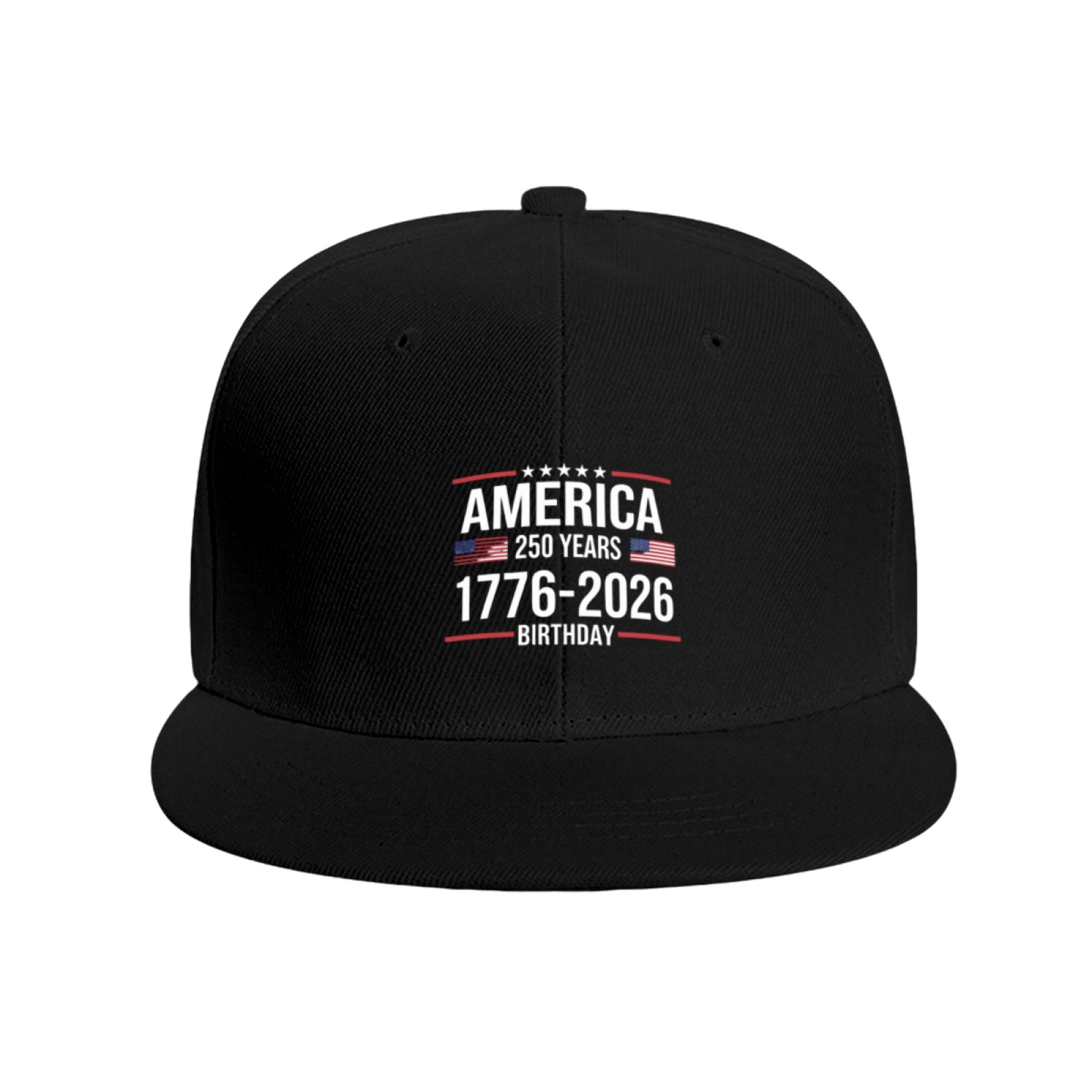America 250 Years 1776-2026 Patriotic Royal Blue Flat Hat
