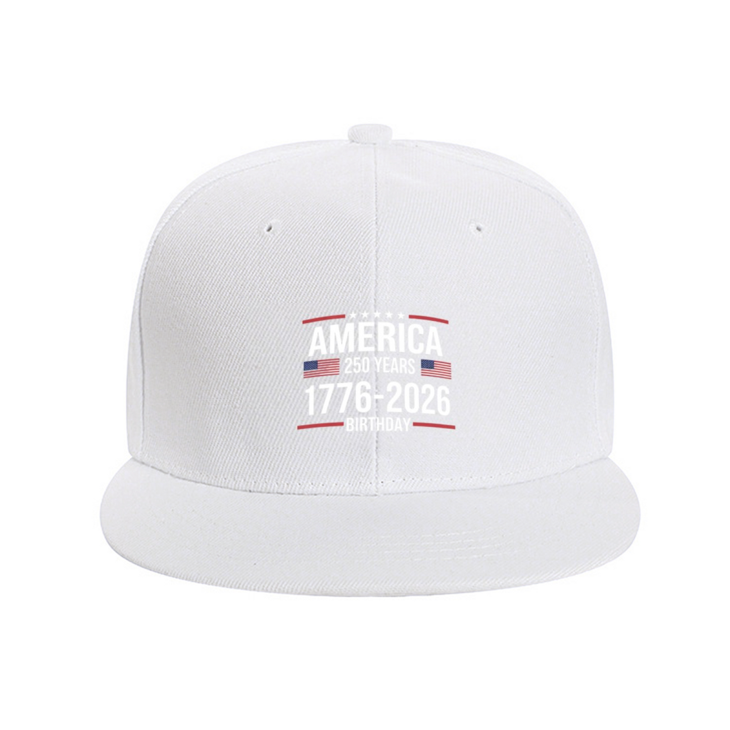 America 250 Years 1776-2026 Patriotic Royal Blue Flat Hat
