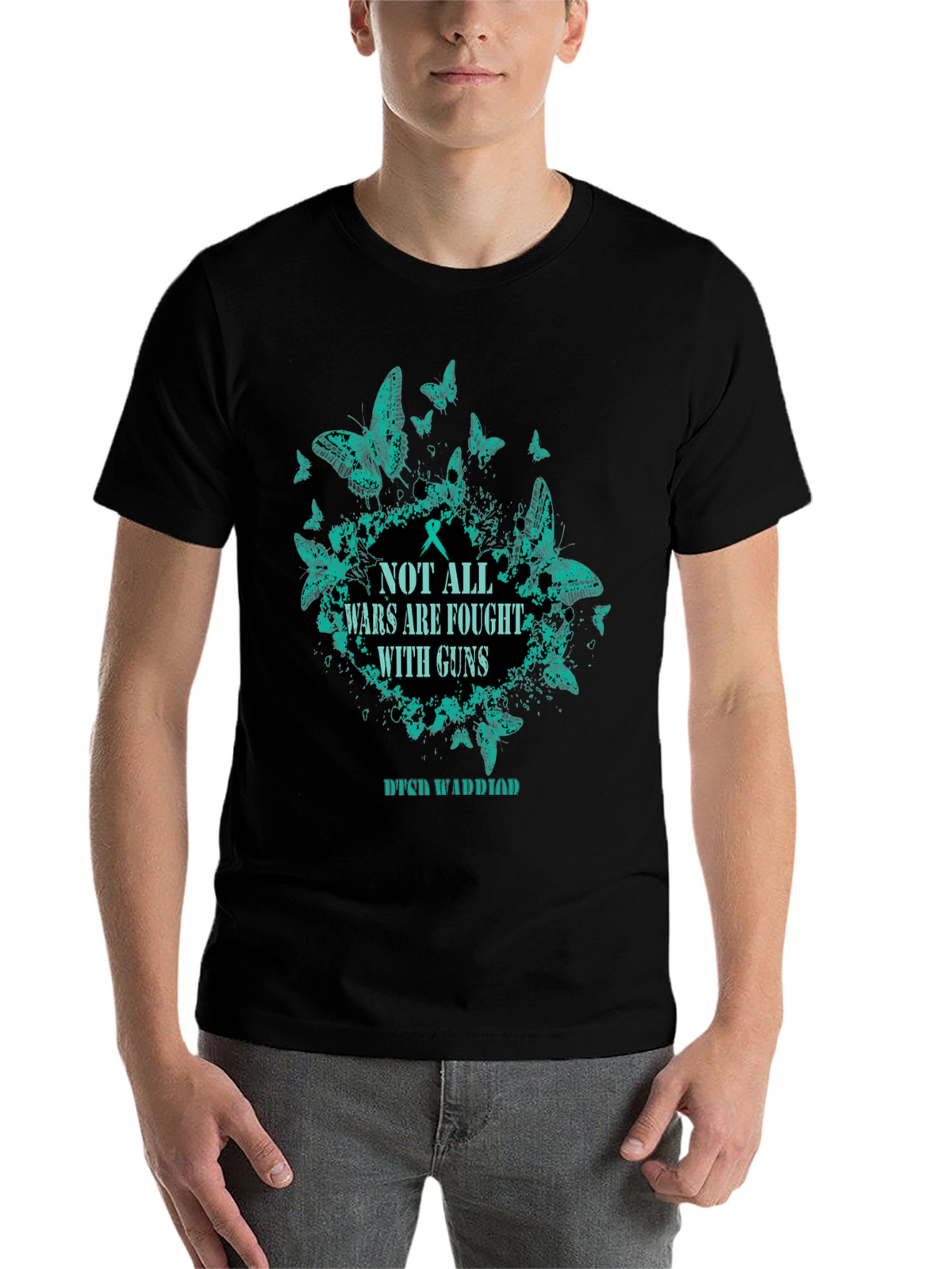 PTSD Warrior Butterfly T-Shirt