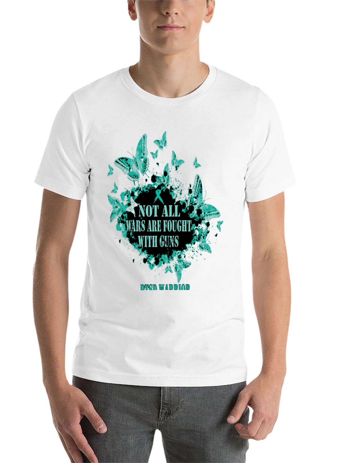 PTSD Warrior Butterfly T-Shirt