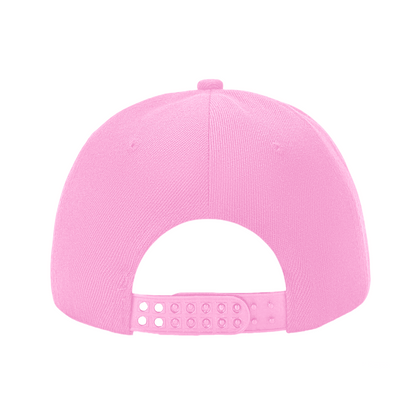 Adorable Peeking Tabby Cat Pink Cute Girl Flat Sun Hat