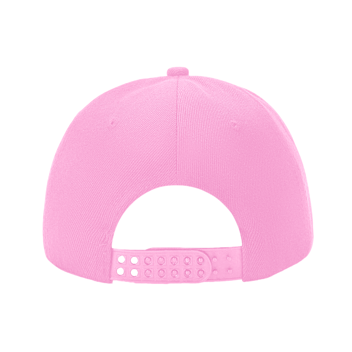 Cute Wink Smiley Pink Flat Bill Casual Sun Hat For Daily