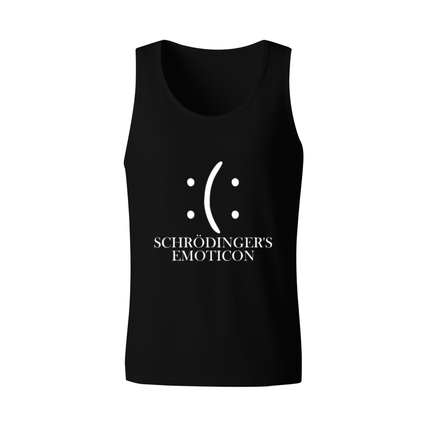 Schr?dinger's Emoticon Physics Nerd Tank Top