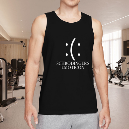Schr?dinger's Emoticon Physics Nerd Tank Top