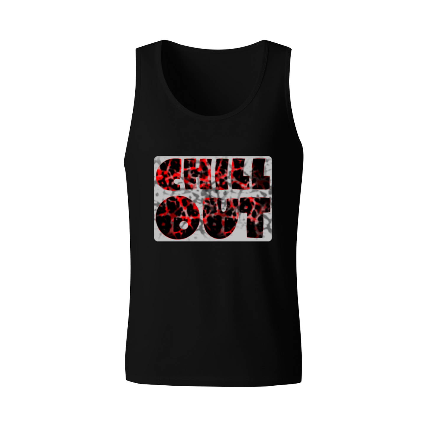 Chill Out Red Leopard Print Casual Streetwear Tank Top