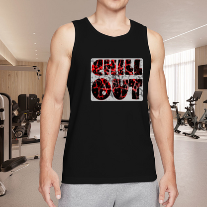 Chill Out Red Leopard Print Casual Streetwear Tank Top