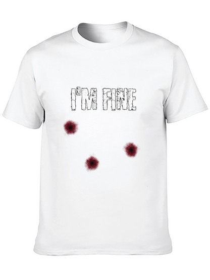Im Fine Bullet Hole Graphic Tee