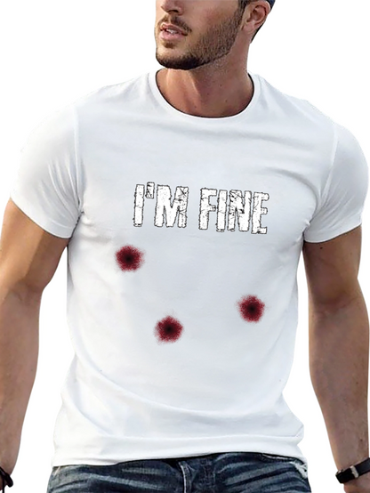 Im Fine Bullet Hole Graphic Tee