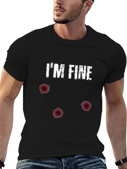 Im Fine Bullet Hole Graphic Tee